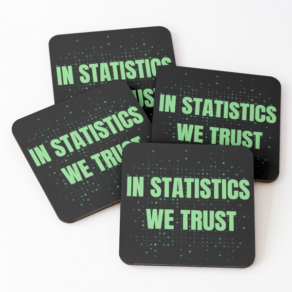 Item preview, In Statistics We Trust designed and sold by SoyMoni.