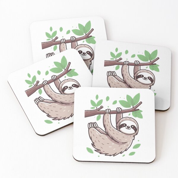 Item preview, Chill Vibes: A Serene Sloth Illustration designed and sold by Designowner.