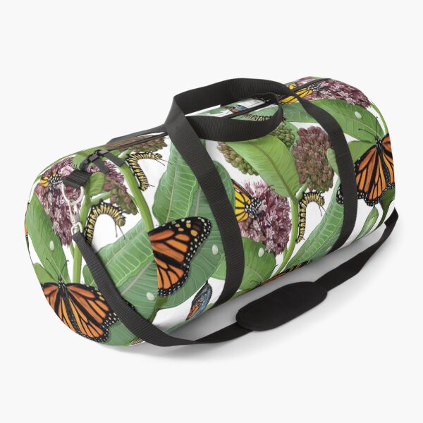 Item preview, Monarch Lifecycle Egg Caterpillar Chrysalis Butterfly on Milkweed designed and sold by Carleah Unique.