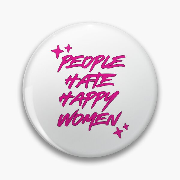 Item preview, The Idea of You Quote People Hate Happy Women designed and sold by baranskini.