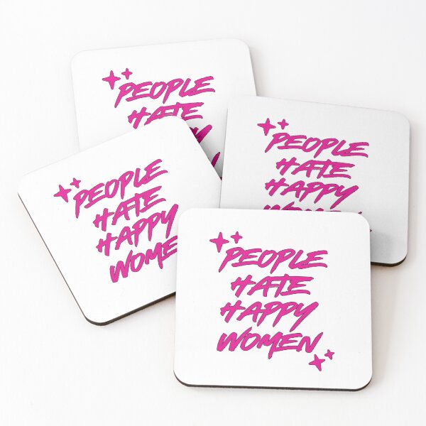 Item preview, The Idea of You Quote People Hate Happy Women designed and sold by baranskini.