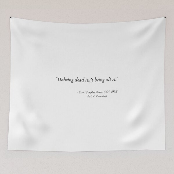 Item preview, A Quote from "Complete Poems, 1904-1962" by E. E. Cummings designed and sold by Poemit.