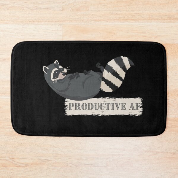 Item preview, Productive AF Funny Racoon designed and sold by SoyMoni.