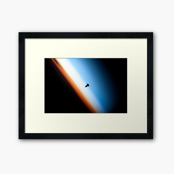 Item preview, Space Shuttle Endeavour silhouette from International Space Station designed and sold by flashman.