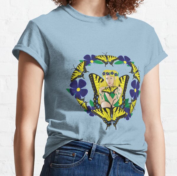Yellow Monarch Fairy Classic T-Shirt