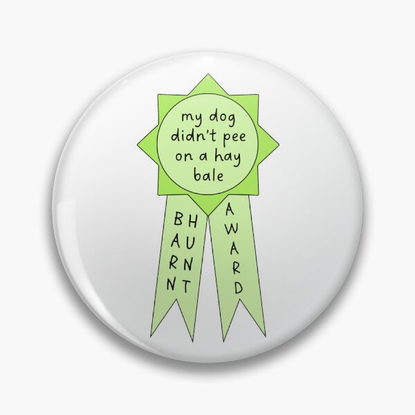 Item preview, Barn Hunt Ribbon - didn't pee on a hay bale designed and sold by MaddieWu.