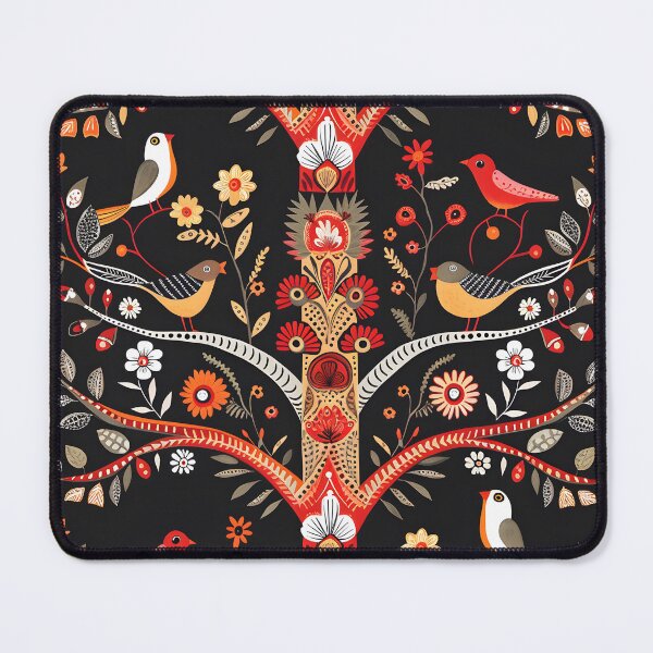 Item preview, Birds totem pole folk style designed and sold by Folksy Living.