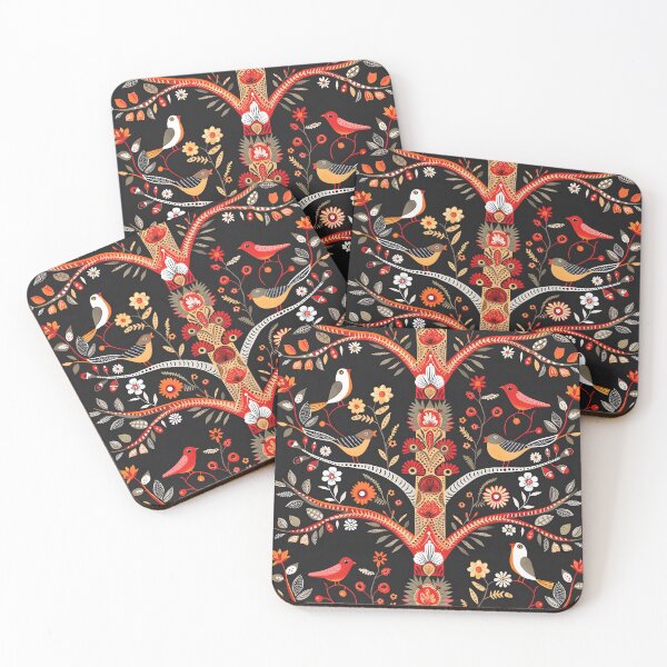 Item preview, Birds totem pole folk style designed and sold by Folksy Living.