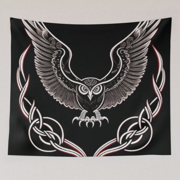 Item preview, Abstract Owl Art designed and sold by TheDarkWardrobe.