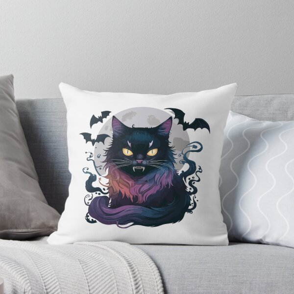 Item preview, Enigmatic Cat Sticker: Dark Fantasy designed and sold by mergmart.