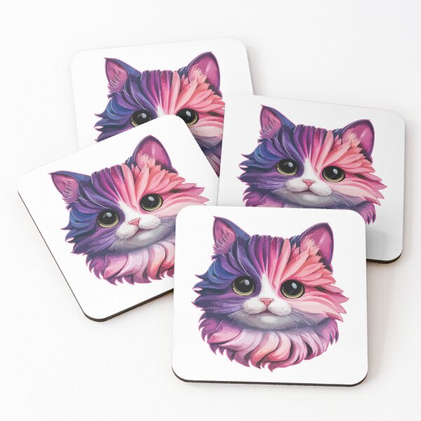 Item preview, Purrfect Ombre Kitty Sticker designed and sold by mergmart.