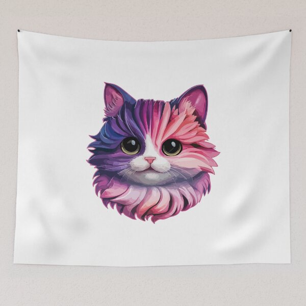 Item preview, Purrfect Ombre Kitty Sticker designed and sold by mergmart.