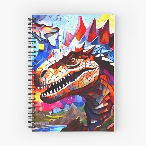 Item preview, Dinosaur Mosaic Abstract Art  .  designed and sold by FocusedArt.