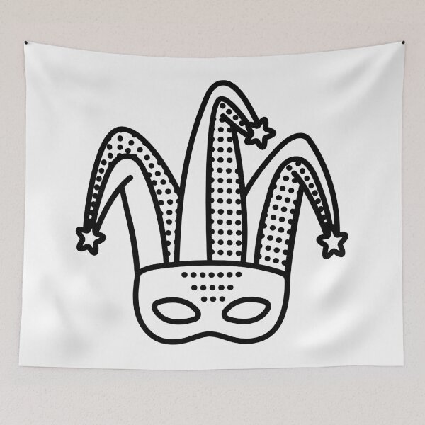 Item preview, Jester mask with a hat  designed and sold by OM-lova.