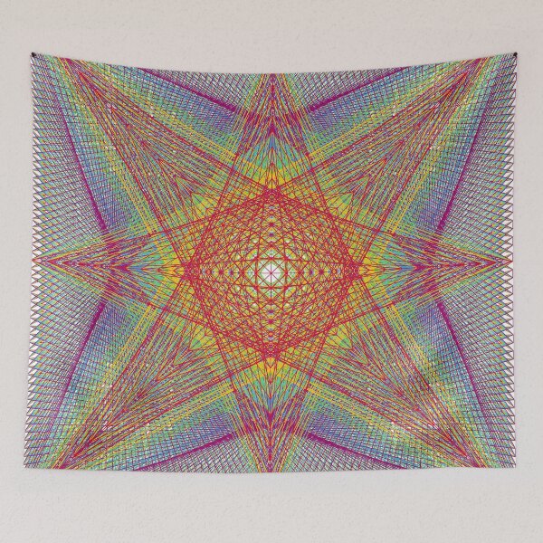 Item preview, Rectangular Pattern #6 Morph C [11796-RYGCBP-WB] designed and sold by LottMultimedia.