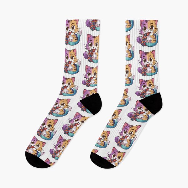 Item preview, Whimsical Cat Sticker: Playful Feline designed and sold by mergmart.