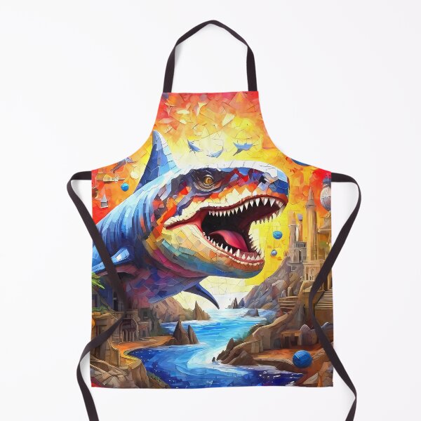 Item preview, Dinosaur Mosaic Abstract Art designed and sold by FocusedArt.