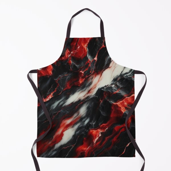 Item preview, Fiery Depths: Red and Black Marble Texture designed and sold by Suzana Djordjevic.