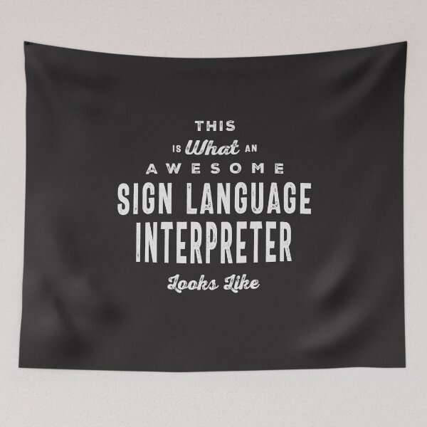 Item preview, Awesome Sign Language Interpreter designed and sold by cidolopez.