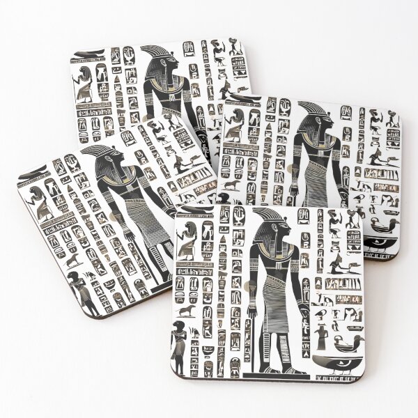 Item preview, Egyptian Hieroglyphs designed and sold by HipsterAnimals.
