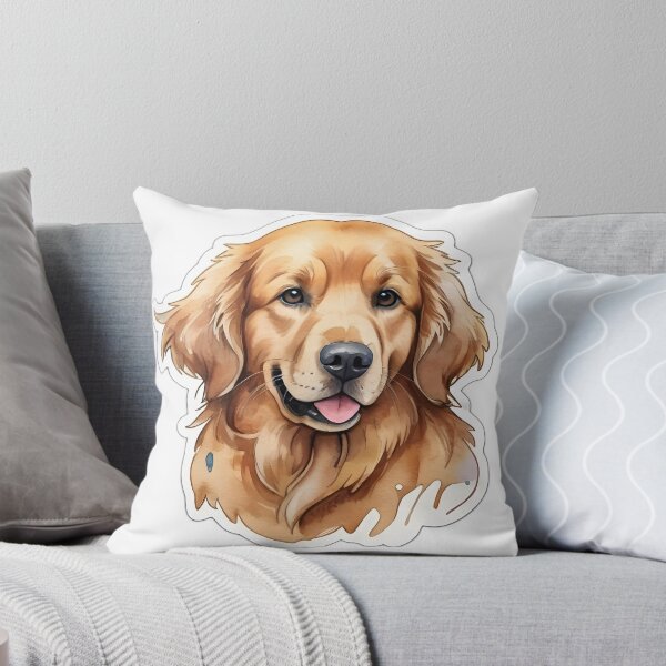 Artikelvorschau, Golden Retriver - Aquarell entworfen und verkauft von CreArteV.