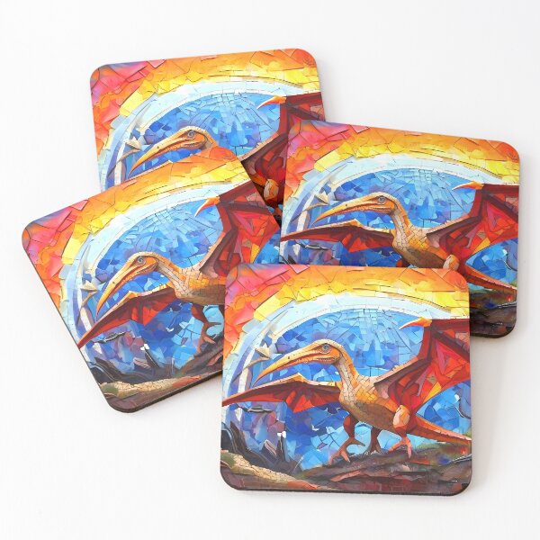 Item preview, Dinosaur Mosaic Abstract Style Artwork. designed and sold by FocusedArt.