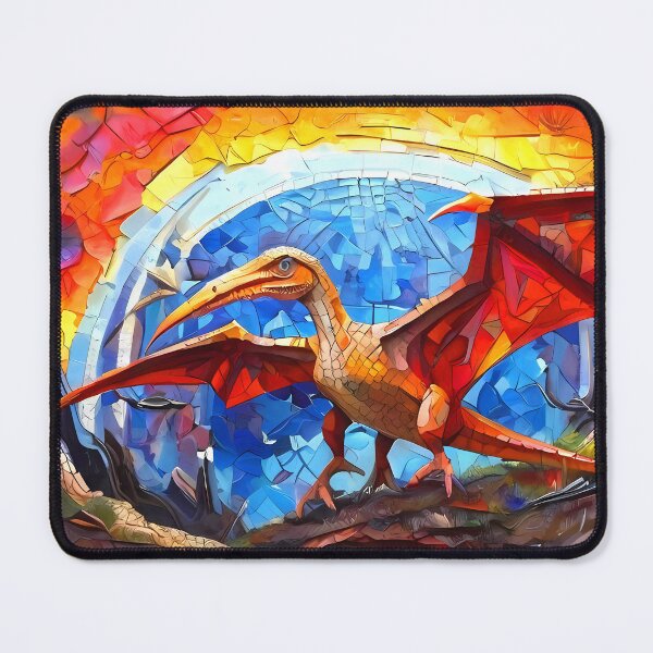 Item preview, Dinosaur Mosaic Abstract Style Artwork. designed and sold by FocusedArt.