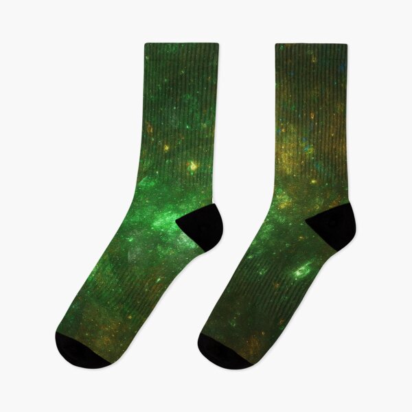 Item preview, Green Gold Space Dust Abstract Pattern  designed and sold by patternsoup.