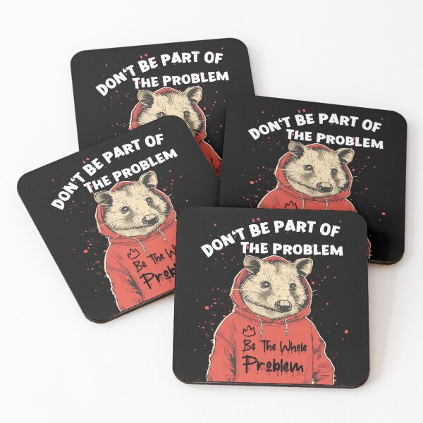 Item preview, Dont Be Part Of Problem Opossum Funny Opossum Grafiti Style designed and sold by Vibe Unique.
