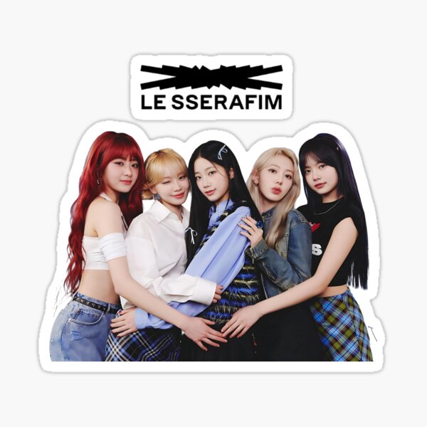Vista previa del artículo con la obra «LE SSERAFIM (KPOP)», diseñado y vendido por jaofnn.