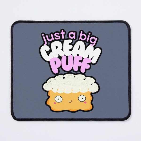 Item preview, Cream Puff Funny Kawaii Choux Puff Cartoon designed and sold by Renata illustrata.