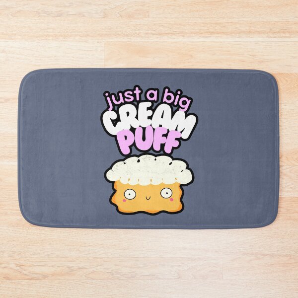 Item preview, Cream Puff Funny Kawaii Choux Puff Cartoon designed and sold by Renata Illustrata.