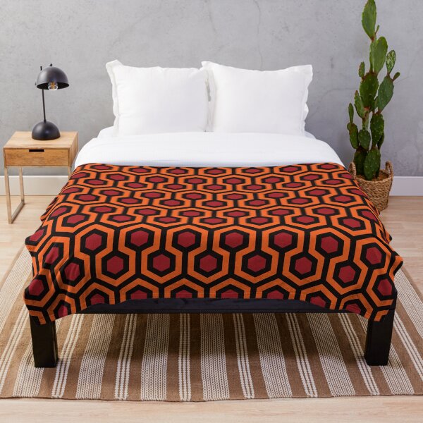 Hi Res - The shining overlook hotel room 237 carpet pattern Throw Blanket