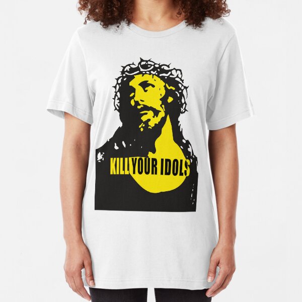 Kill Your Idols Axl Rose Jesus Slim Fit T-Shirt