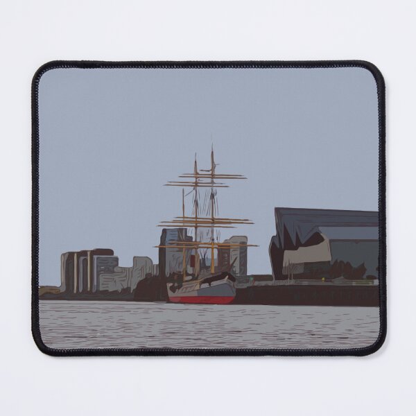 Item preview, Glasgow Tall Ship Travel Poster designed and sold by Simply The West Prints.