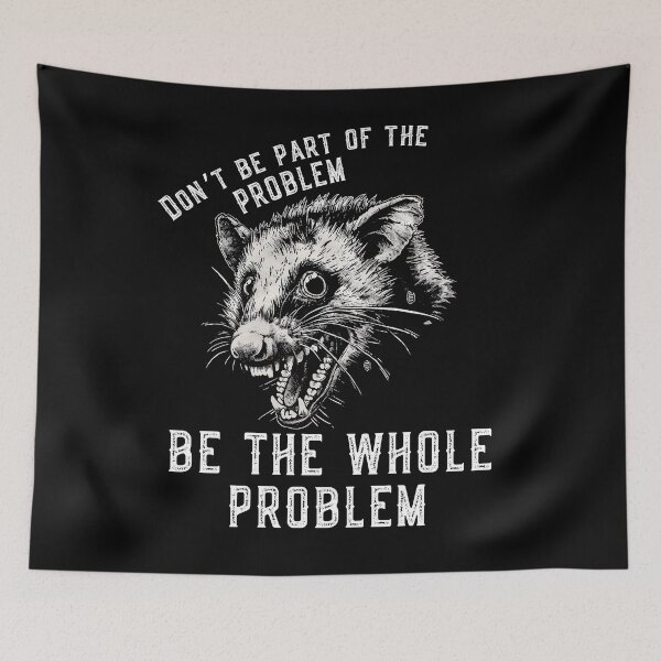 Item preview, Dont Be Part Of Problem Opossum Funny Opossum Grafiti Style designed and sold by Vibe Unique.