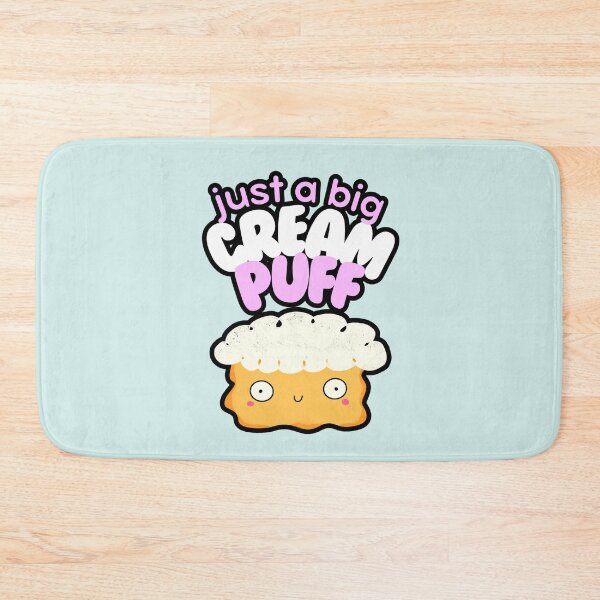Item preview, Cream Puff Funny Kawaii Choux Puff Cartoon designed and sold by Renata Illustrata.
