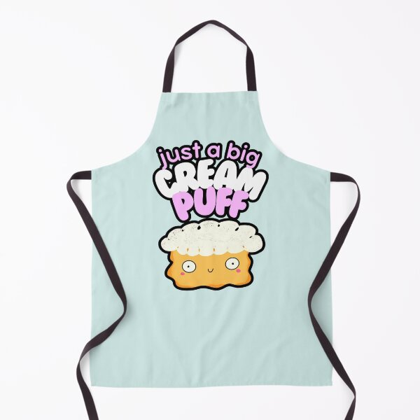 Item preview, Cream Puff Funny Kawaii Choux Puff Cartoon designed and sold by Renata Illustrata.