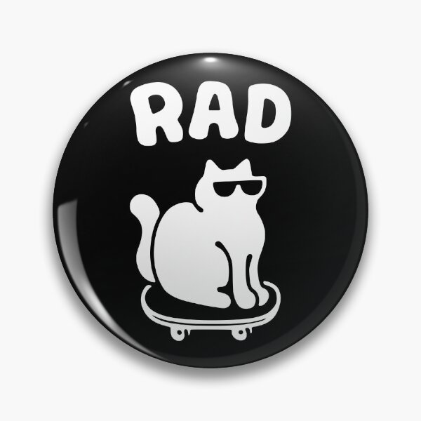 Item preview, RAD CAT ON A SKATEBOARD designed and sold by obinsun.