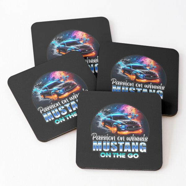 Item preview, PASSION FOR WHEELS MUSTANG ON THE GO designed and sold by arteseestampas.