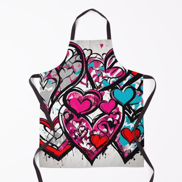 Item preview, Graffiti Hearts Valentine's Art designed and sold by Tom-Johnson.