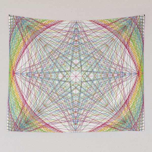 Item preview, Rectangular Pattern #6 Morph C [12596-RYGCBP-WB] designed and sold by LottMultimedia.
