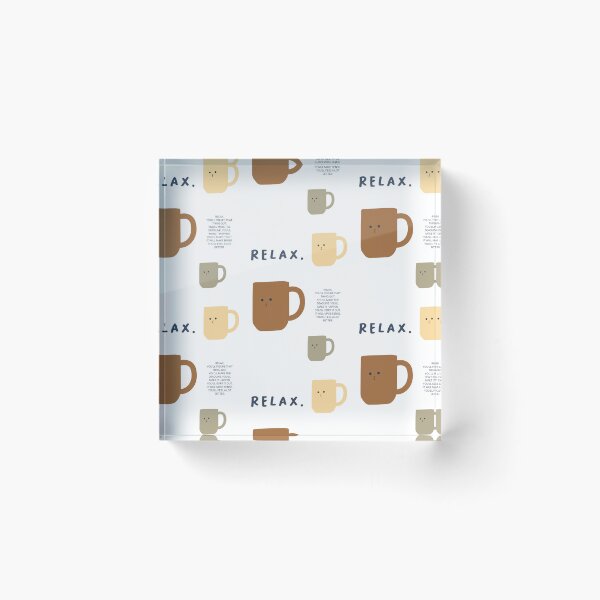Item preview, RELAX. YOU'LL FIGURE THAT THING OUT | Simple Minimalist Design designed and sold by RM-Journey.