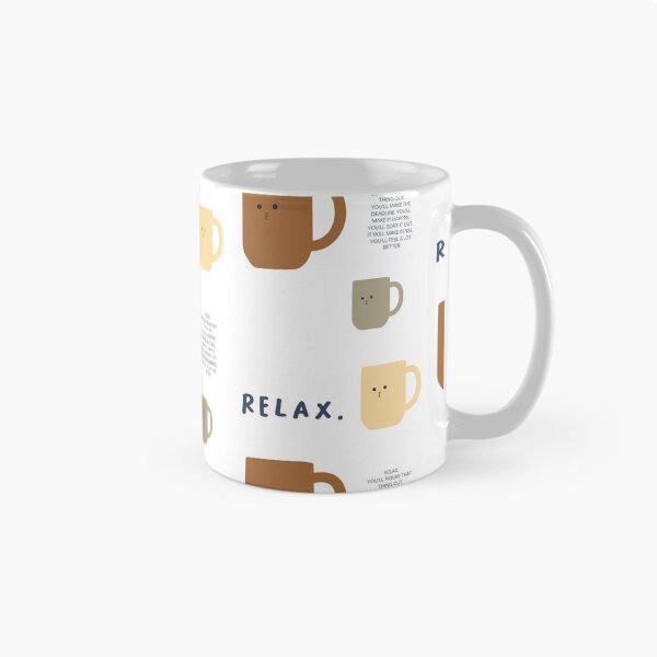 Item preview, RELAX. YOU'LL FIGURE THAT THING OUT | Simple Minimalist Design designed and sold by RM-Journey.