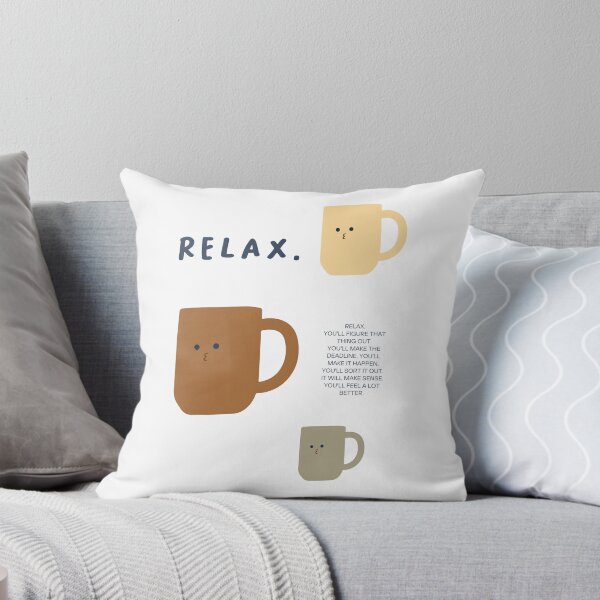 Item preview, RELAX. YOU'LL FIGURE THAT THING OUT | Simple Minimalist Design designed and sold by RM-Journey.