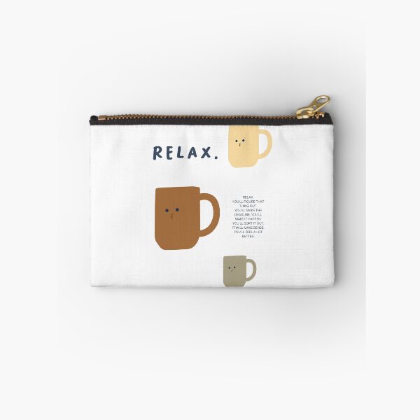 Item preview, RELAX. YOU'LL FIGURE THAT THING OUT | Simple Minimalist Design designed and sold by RM-Journey.
