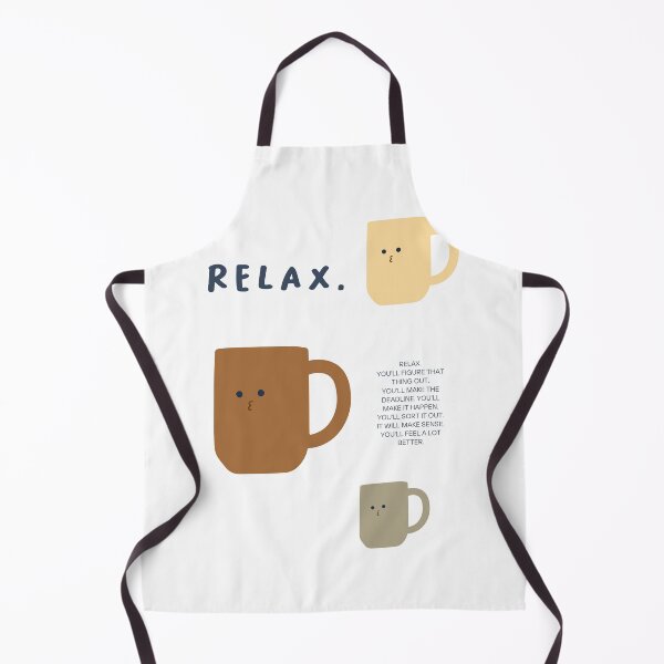 Item preview, RELAX. YOU'LL FIGURE THAT THING OUT | Simple Minimalist Design designed and sold by RM-Journey.