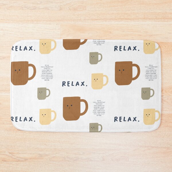 Item preview, RELAX. YOU'LL FIGURE THAT THING OUT | Simple Minimalist Design designed and sold by RM-Journey.