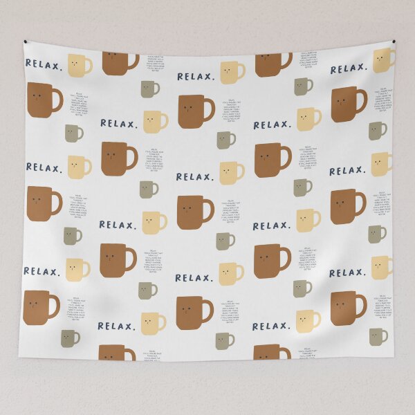 Item preview, RELAX. YOU'LL FIGURE THAT THING OUT | Simple Minimalist Design designed and sold by RM-Journey.