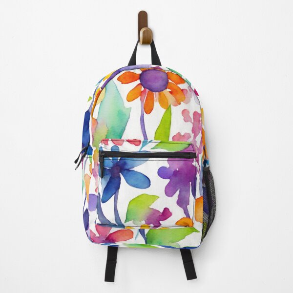Item preview, Eclectic Watercolor Funky Flowers Pattern designed and sold by Tom-Johnson.